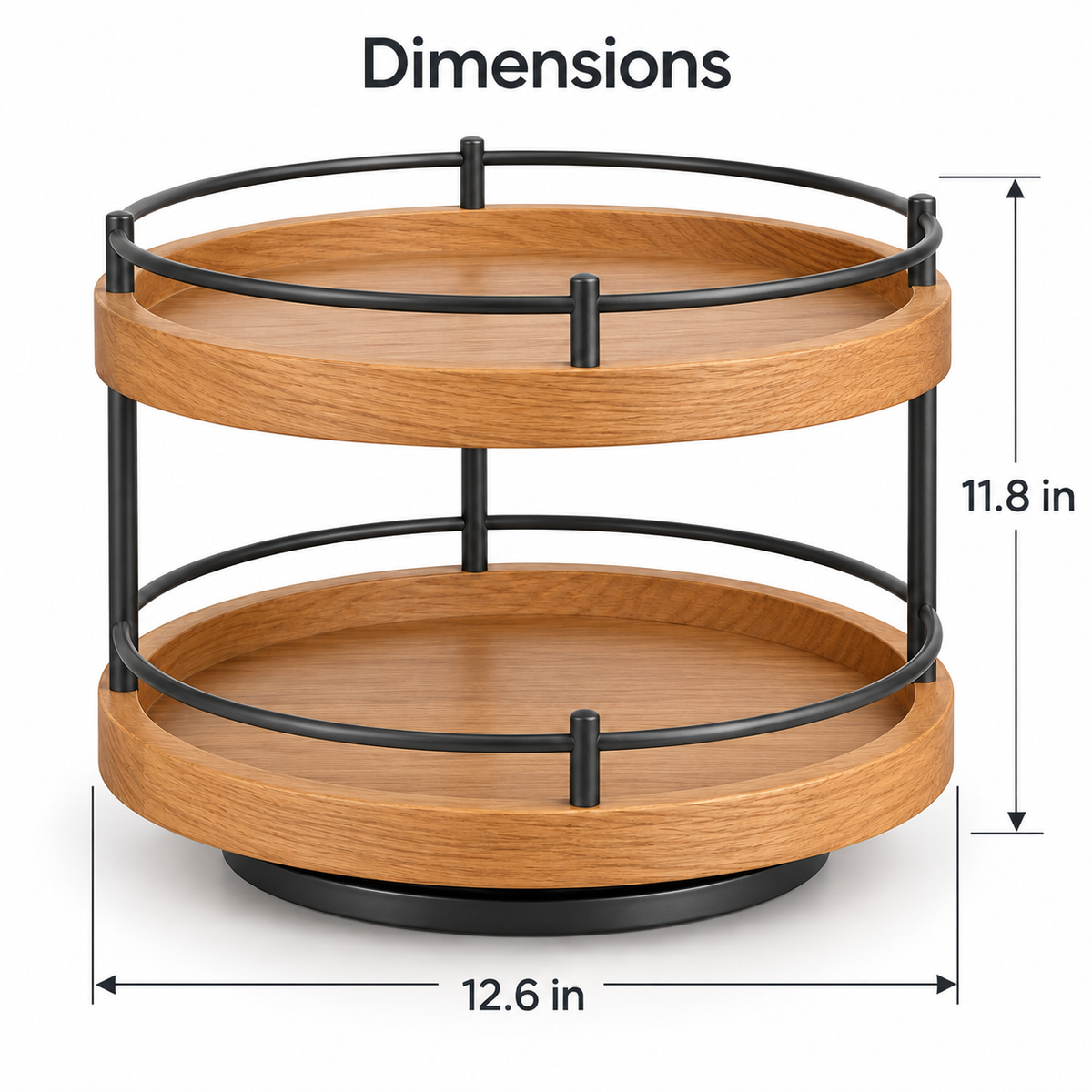 Hearthwell Two-Tier Rotating Spice Organizer